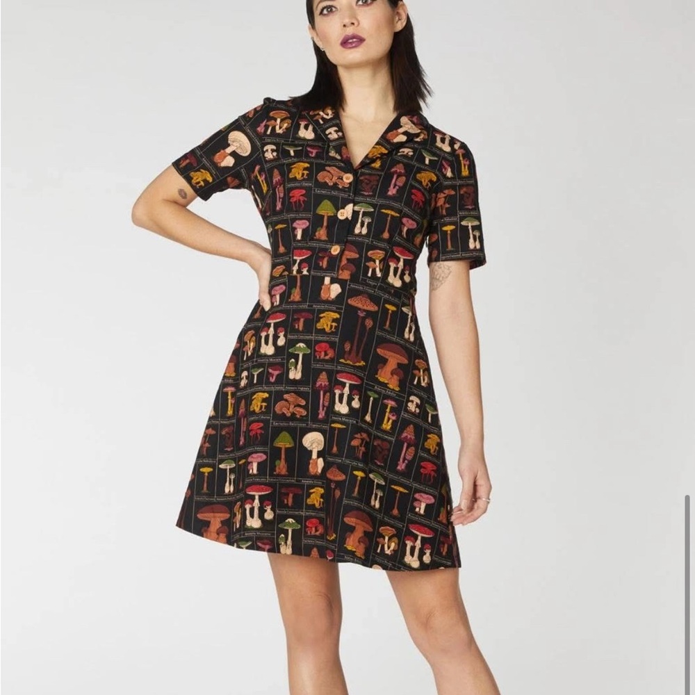EUC Dangerfield Mushroom Dress - AU 14/US 10
